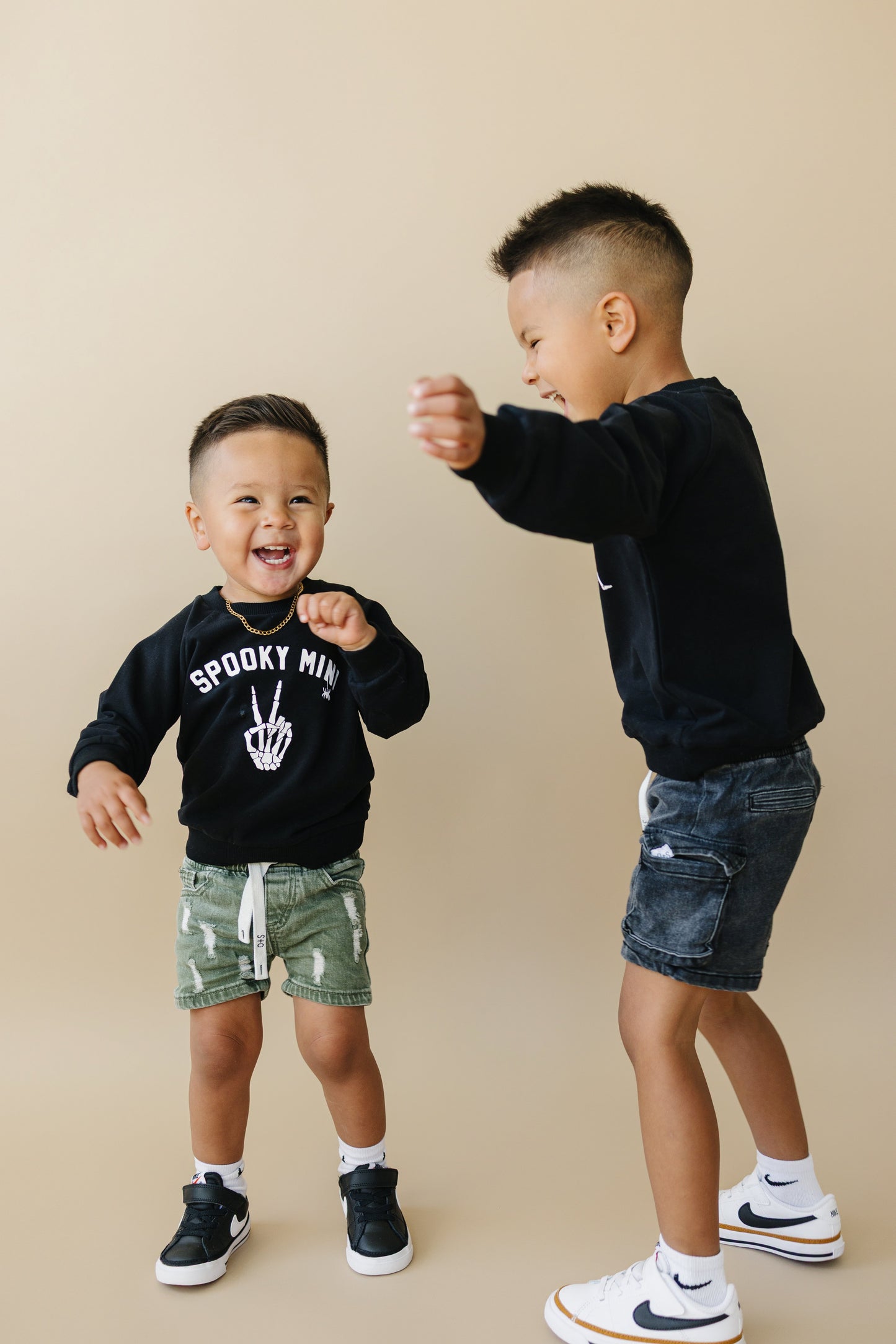 Organic Cotton Dancing Skeletons Crewneck Sweatshirt