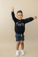 Load image into Gallery viewer, Organic Cotton Dancing Skeletons Crewneck Sweatshirt
