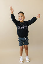 Load image into Gallery viewer, Organic Cotton Dancing Skeletons Crewneck Sweatshirt
