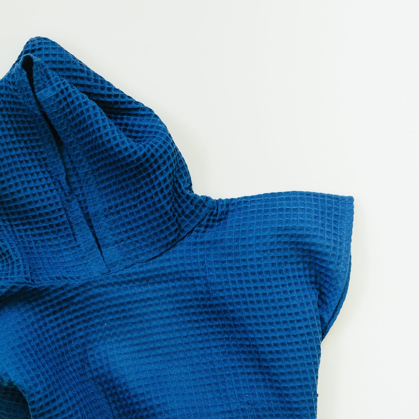 Organic Cotton Kids Waffle Beach Towel Poncho - more colors