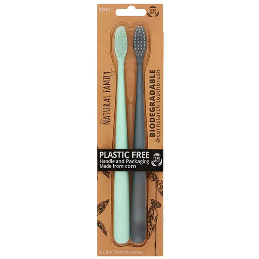 Biodegradable Toothbrush Pack of 2