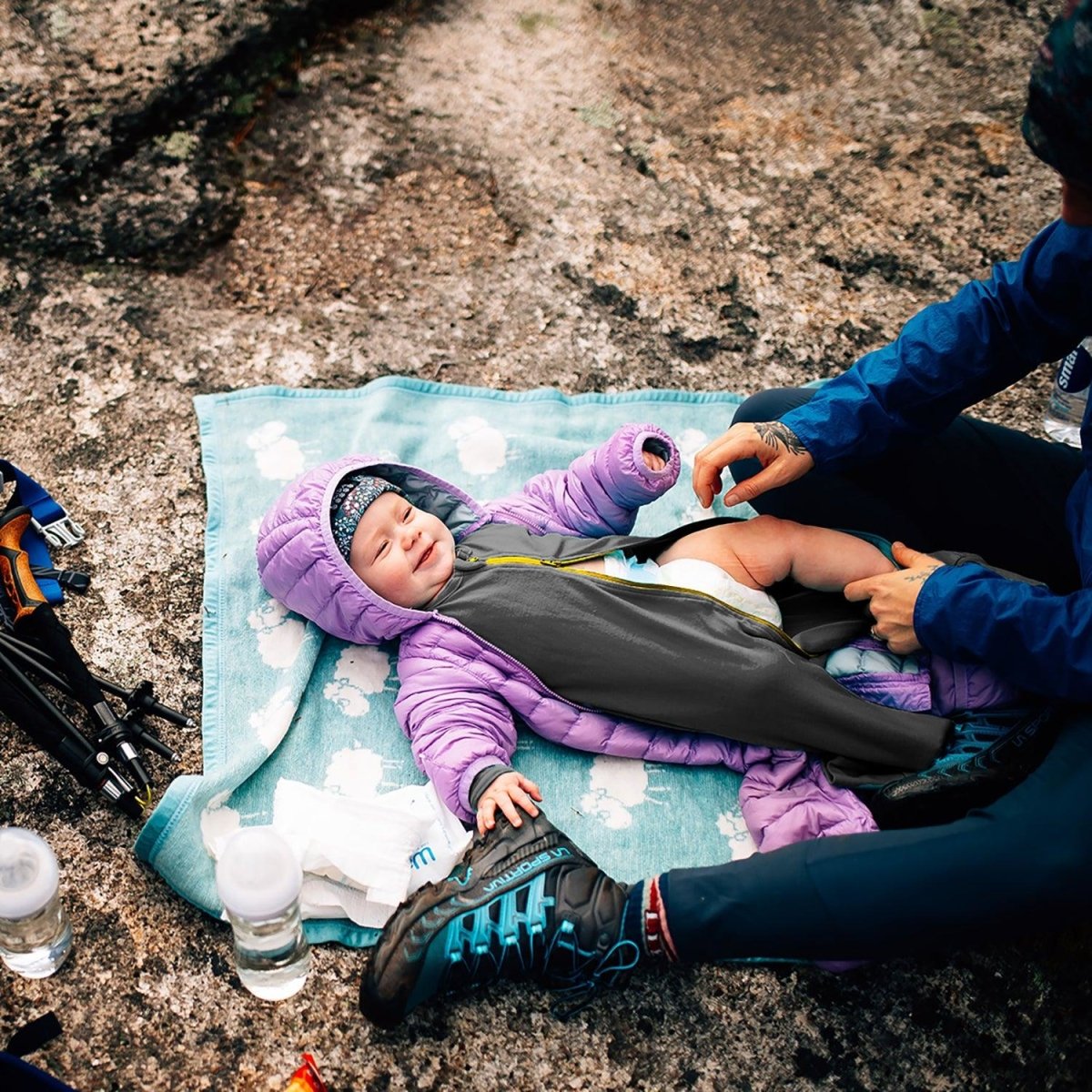 Baby Zippy – 100% Merino Wool - Midlayer