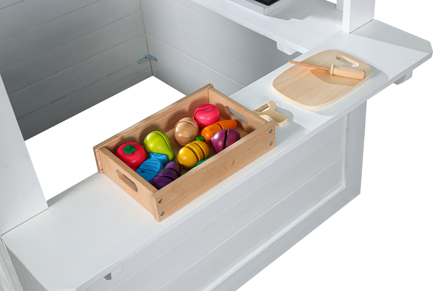 2Mamabees Sustainable Wooden Outdoor and Indoor Ajure Playhouse