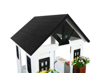 Load image into Gallery viewer, 2Mamabees Sustainable Wooden Outdoor and Indoor Ajure Playhouse
