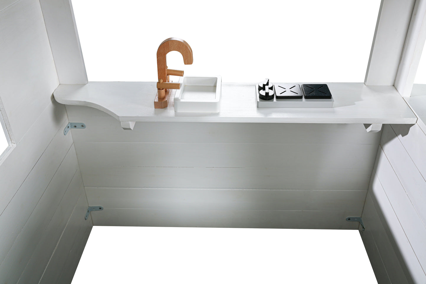 2Mamabees Sustainable Wooden Outdoor and Indoor Ajure Playhouse