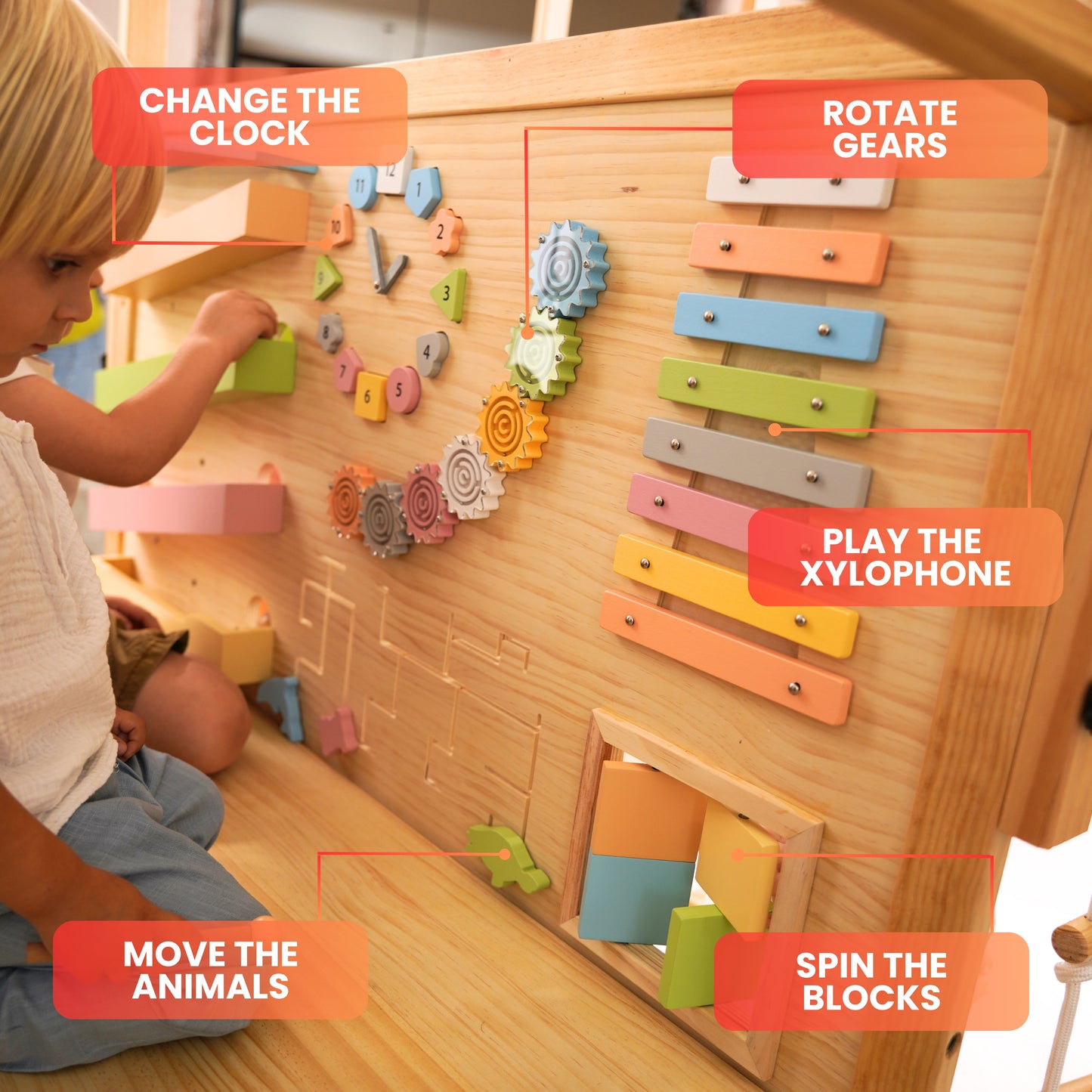 Avenlur Alpine Eco-Friendly Wooden Adventure Gym - Ultimate Indoor Play Experience