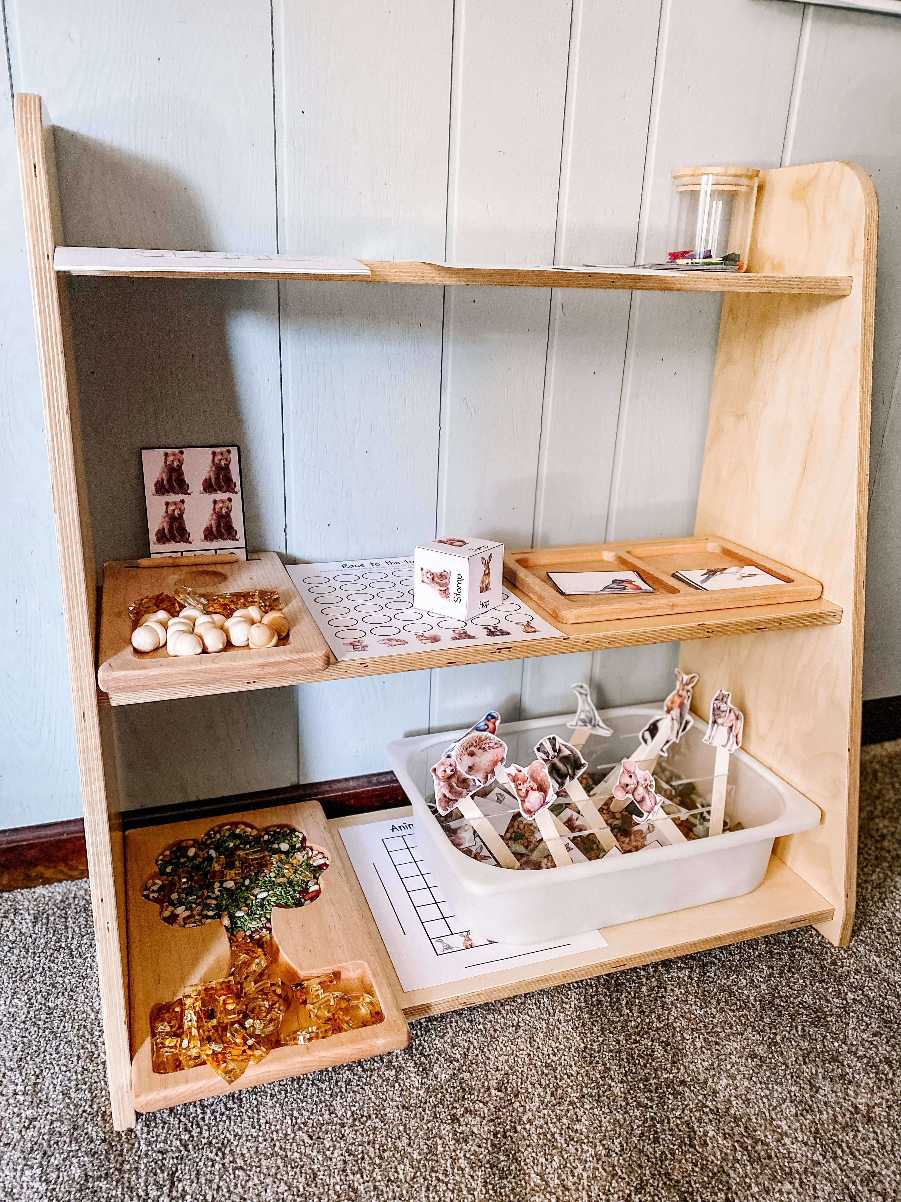 Tiered Toy Toddler Shelf - Thumbnail 5