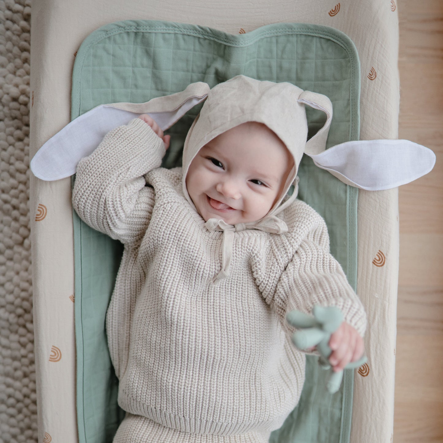 Mushie Organic Cotton Muslin Changing Pad Liners