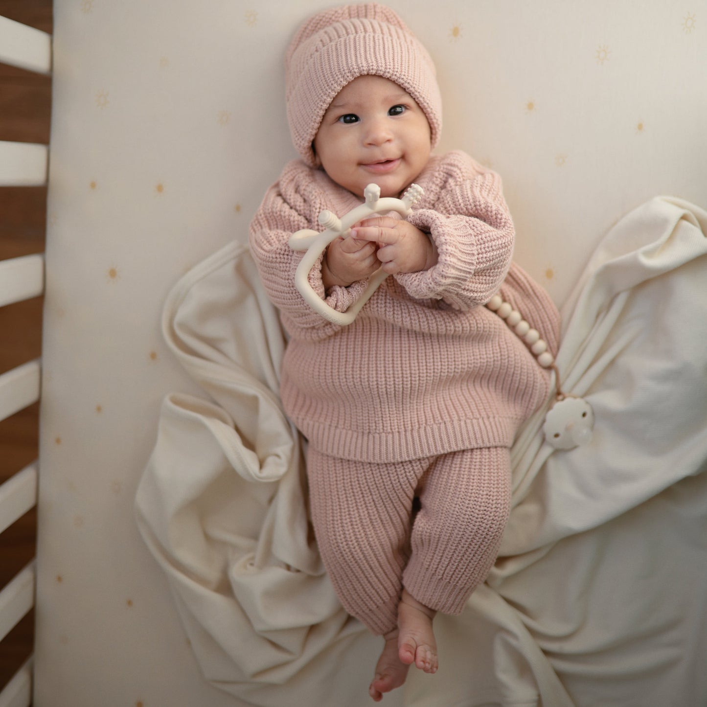 Mushie Organic Cotton Baby Chunky Knit Sweater