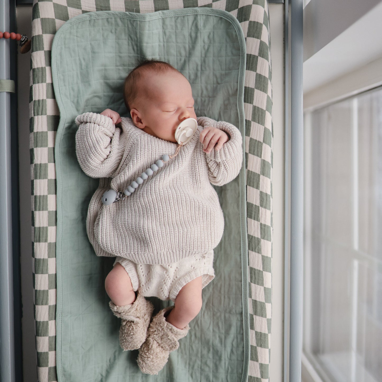 Mushie Organic Cotton Muslin Changing Pad Liners