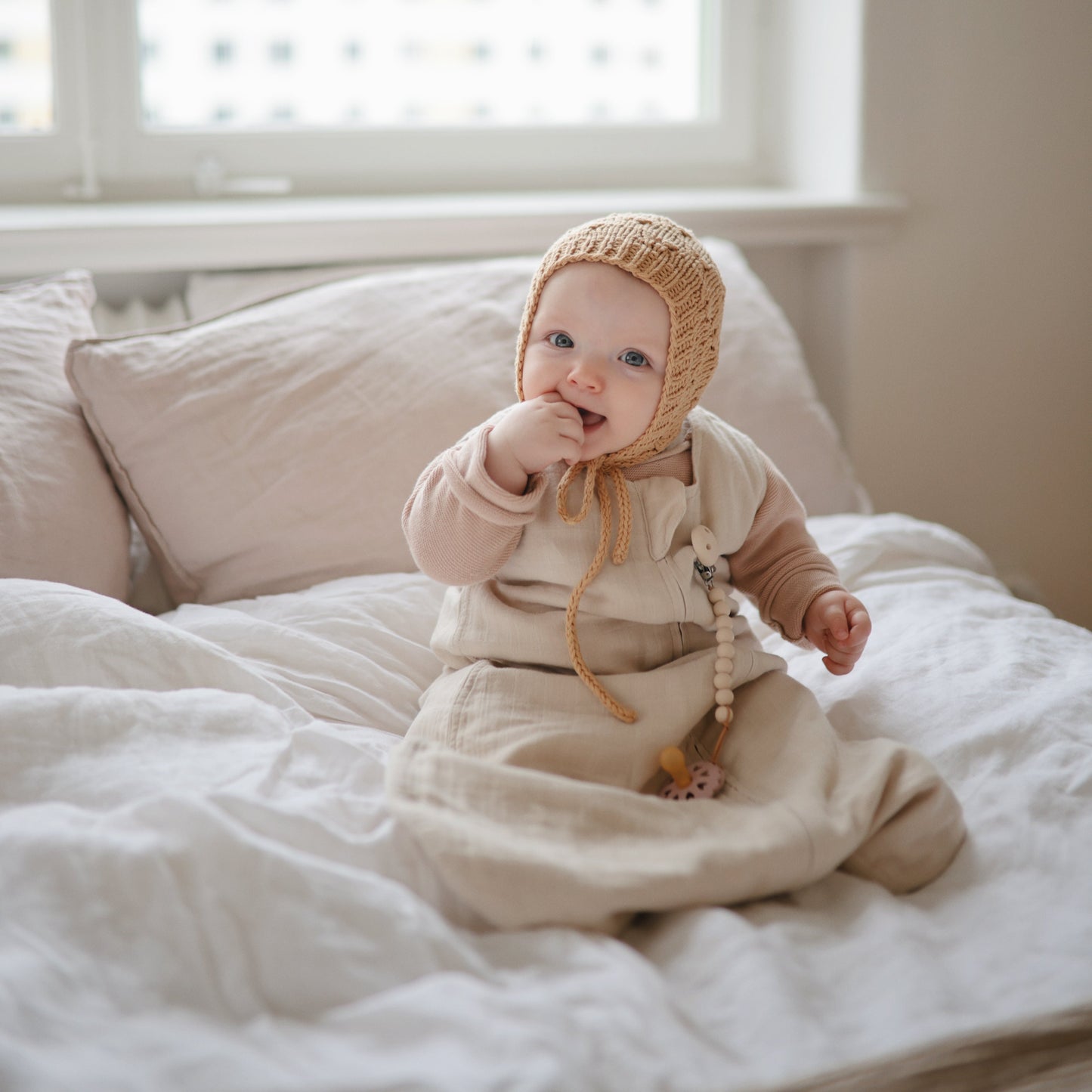 Mushie Organic Muslin Cotton Baby Sleep Bag | Lightweight Sustainable Sleep Sack