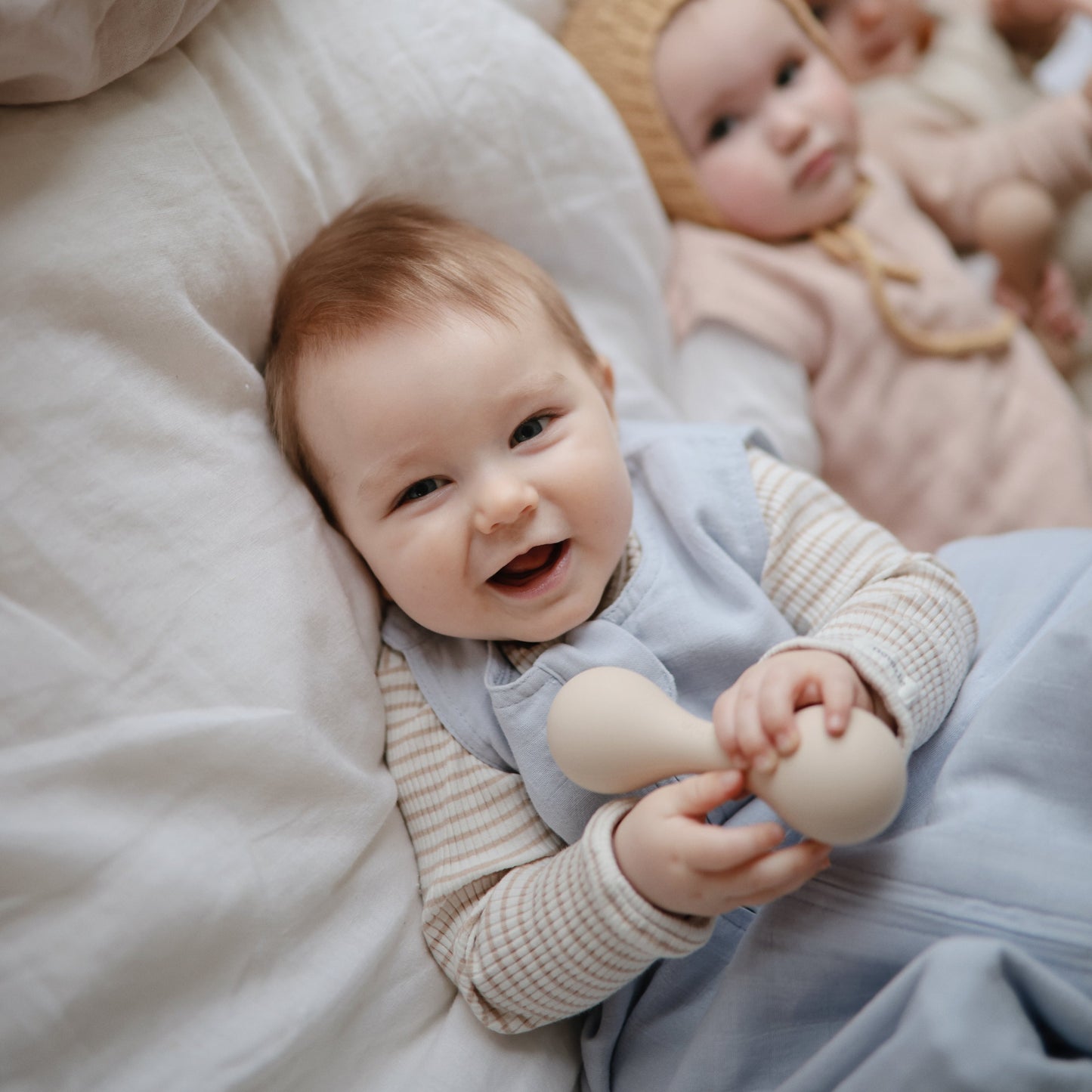 Mushie Organic Muslin Cotton Baby Sleep Bag | Lightweight Sustainable Sleep Sack