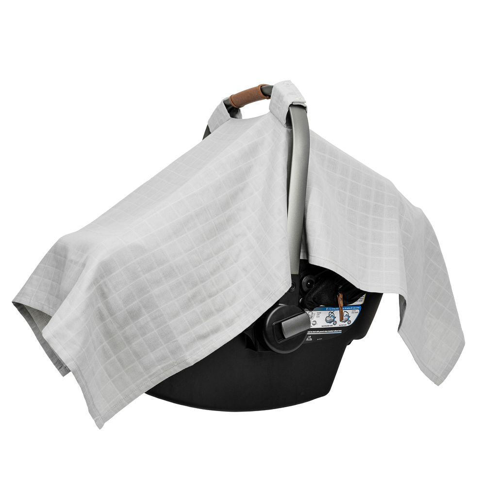 Organic Muslin Cotton Car Seat Cover