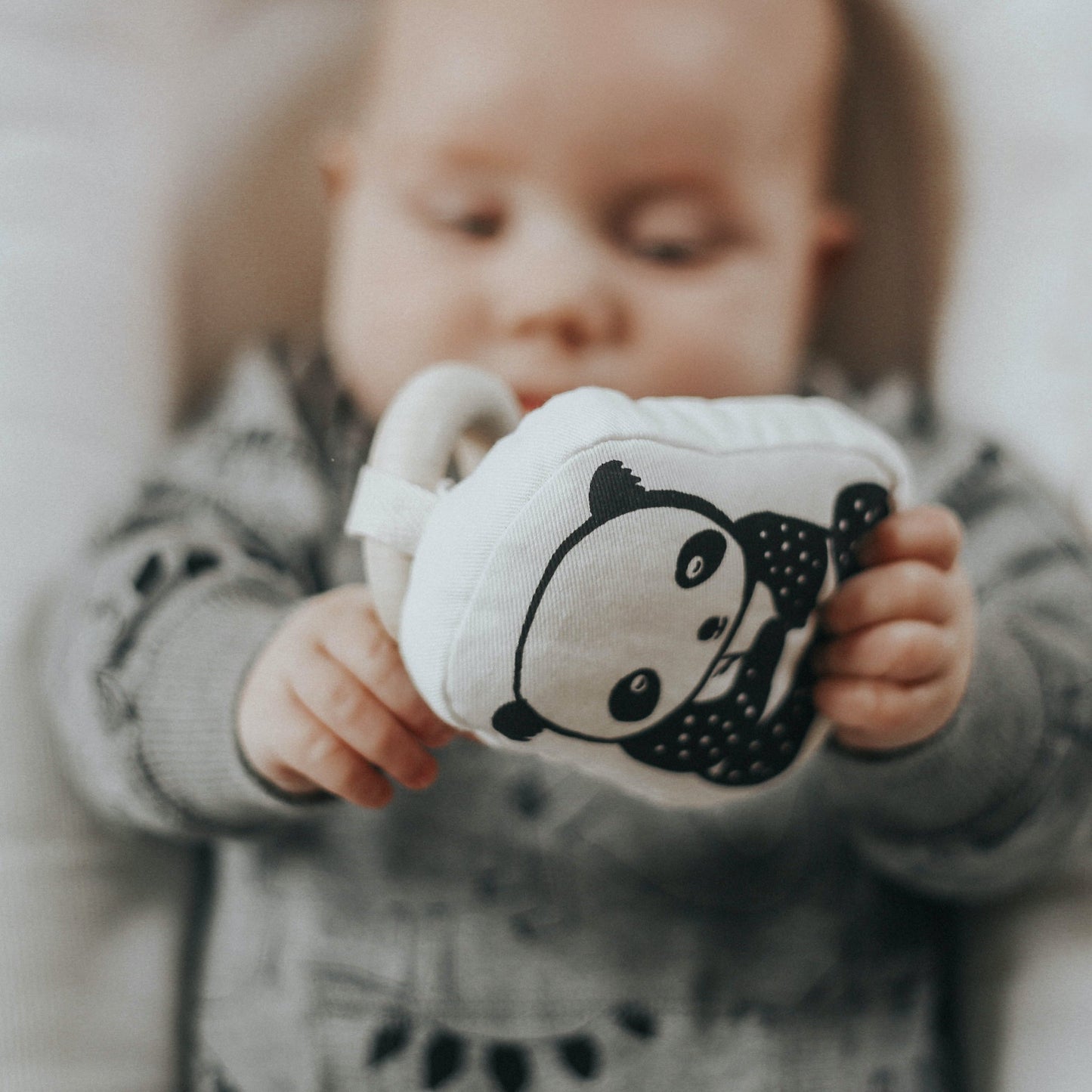 Wee Gallery Eco-Friendly Newborn Baby Naturalist Gift Set - Black + White