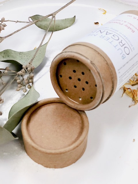 Butter Me Up Organics Talc-Free Baby Powder - Organic Arrowroot & Chamomile