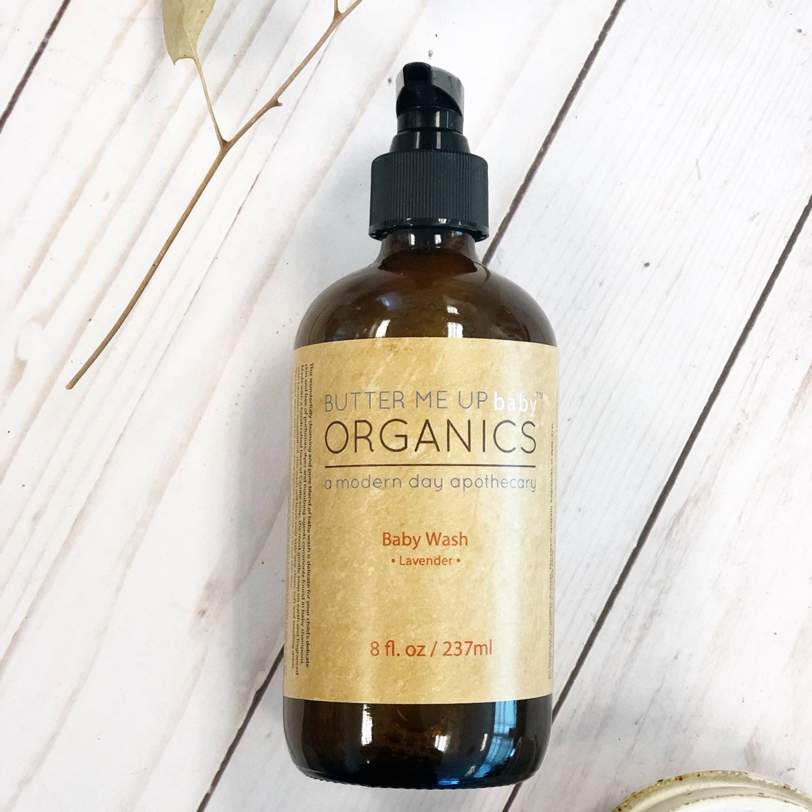 Butter Me Up Organics Baby Gentle Wash with Lavender.
