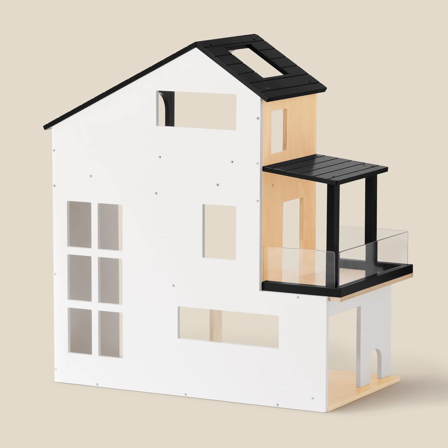 Tiny Land® Modern Family Eco-Friendly Wooden Dollhouse