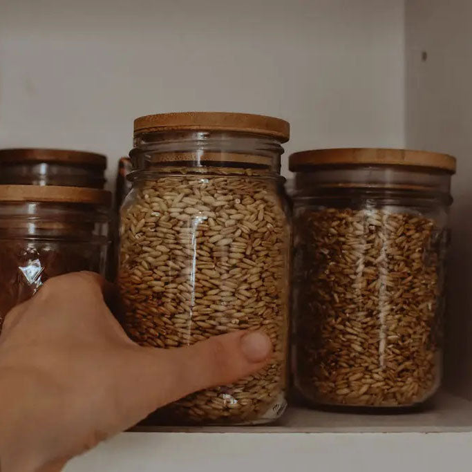 Bamboo Jar Lids – Plastic-Free Storage for Mason Jars | Regular & Wide Mouth
