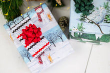 Load image into Gallery viewer, Knits &#39;n Kitty • Double-Sided Eco Wrapping Paper • Holiday Edition
