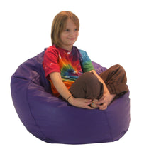 Load image into Gallery viewer, Bean Bag Chair Child Kid&#39;s size ComfyBean - Marine Grade Premium Boat Vinyl, Weather Resistant
