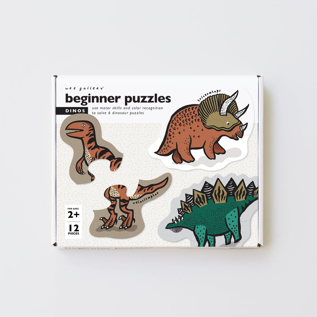 Wee Gallery Beginner Toddler Puzzle - Dinos