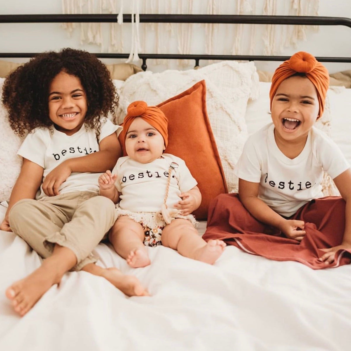 Bestie Organic Cotton Kids T-Shirt – Short Sleeve, 2T–12Y