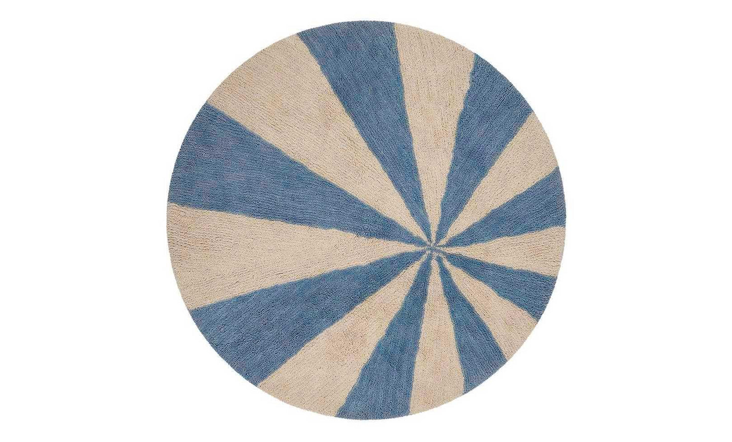 Sage &amp; Wild Beach Ball Wool Rug - RWS Certified New Zealand Wool Round Rug