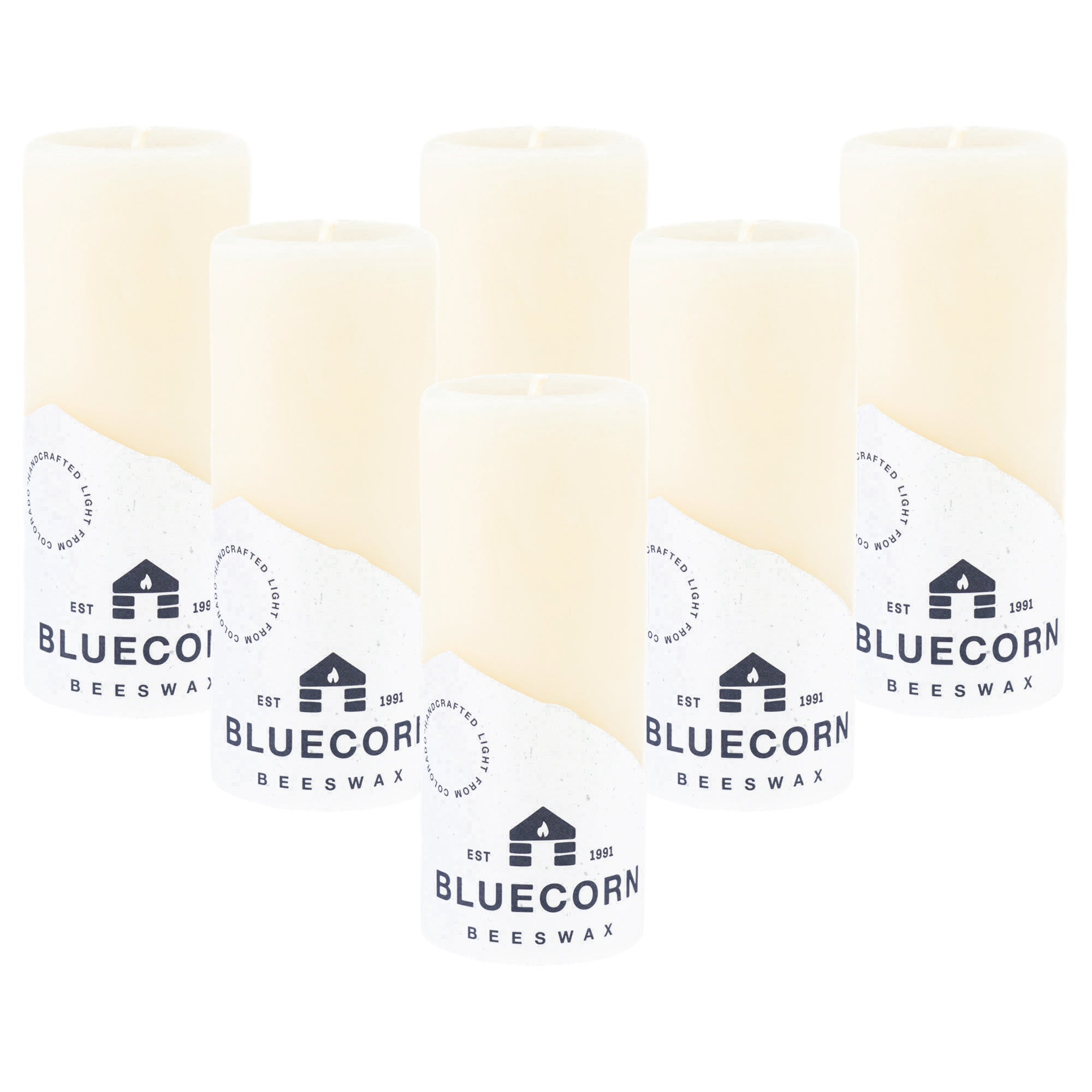 Bluecorn Candles Beeswax Pillar Candles - Thumbnail 4