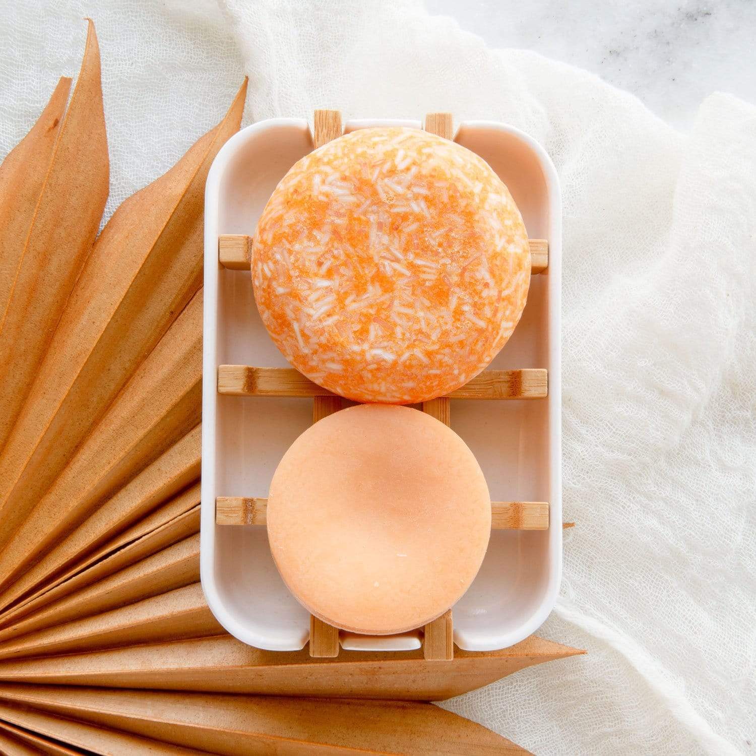 Bamboo Soap Dish - Plastic Free Soap Dish, Bamboo & Corn Starch, Compostable - Thumbnail 4