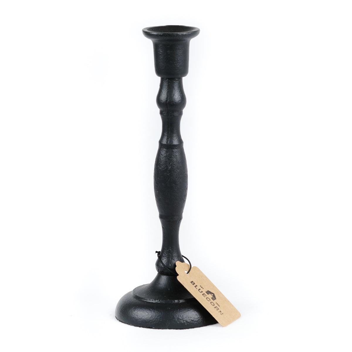 Bluecorn Handcrafted Cast Iron Taper Candle Holder – 7" or 9.5"