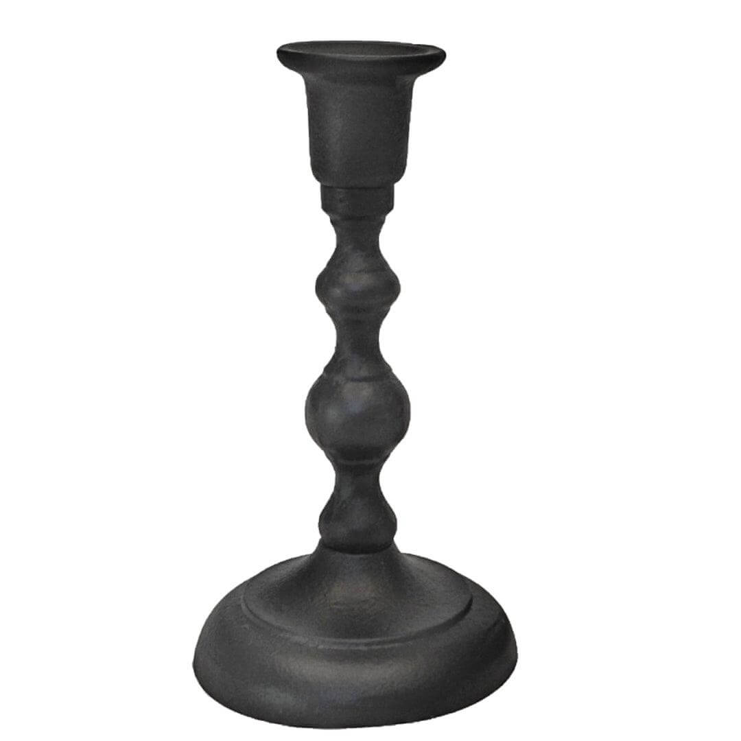 Bluecorn Handcrafted Cast Iron Taper Candle Holder – 7" or 9.5"