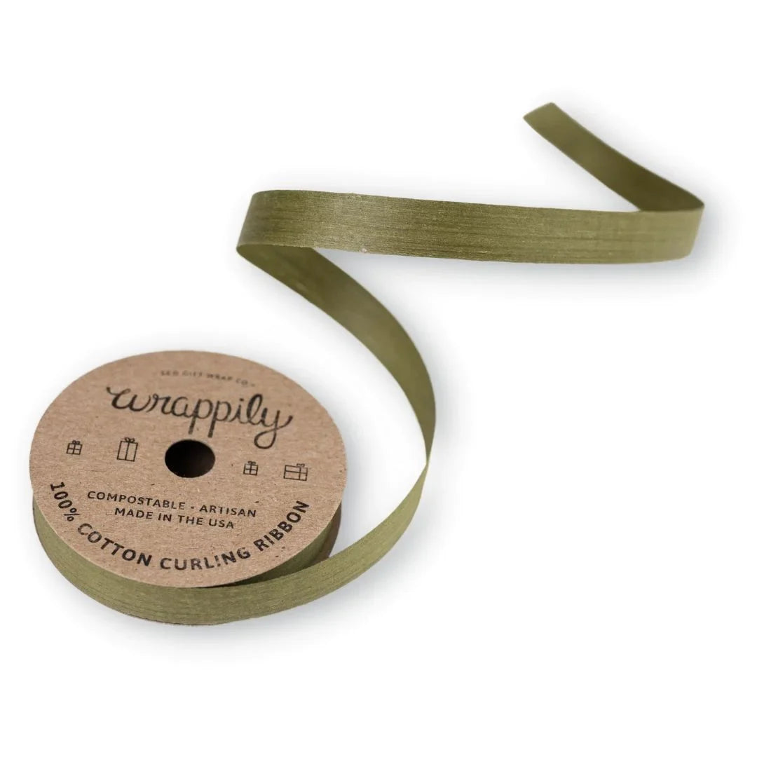 Non-Toxic Sustainable Natural Cotton Curling Gift Wrapping Ribbon