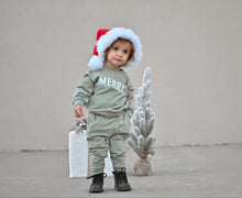 Load image into Gallery viewer, Merry Graphic Organic Cotton 2pc Jogger Set
