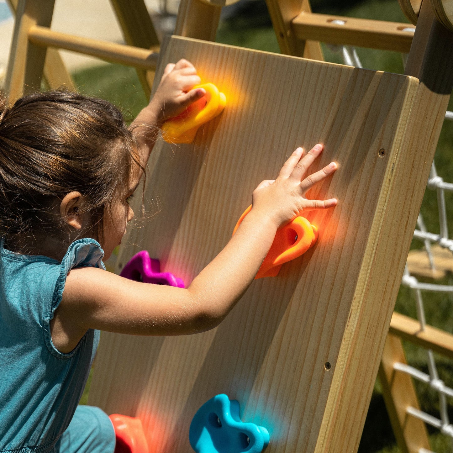 Avenlur Chestnut - 8-in-1 Eco-Friendly Wooden Jungle Gym for Toddlers