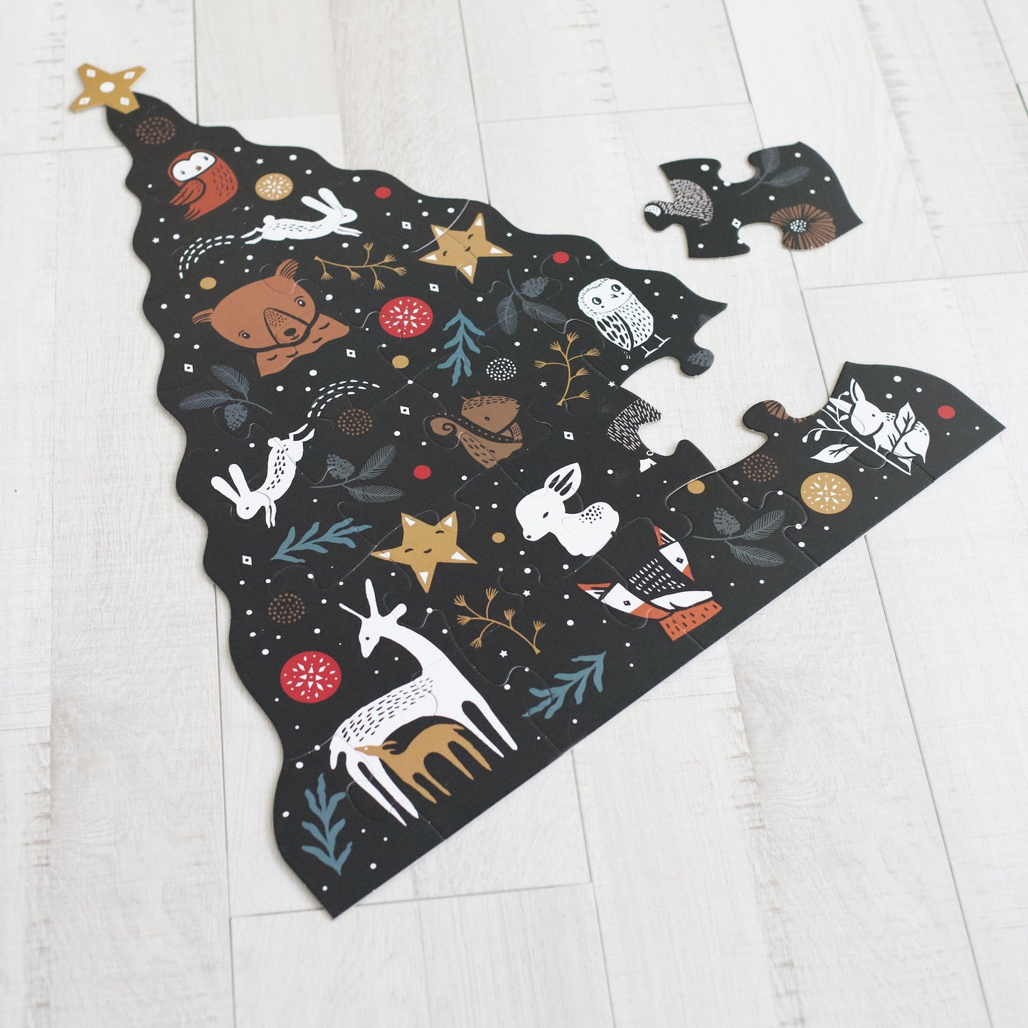 Wee Gallery Eco-Friendly Christmas Tree Floor Puzzle