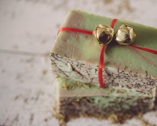 Christmas Thyme Organic Handmade Soap - All that Christmas smells like and more! | Sweet Harvest Farms