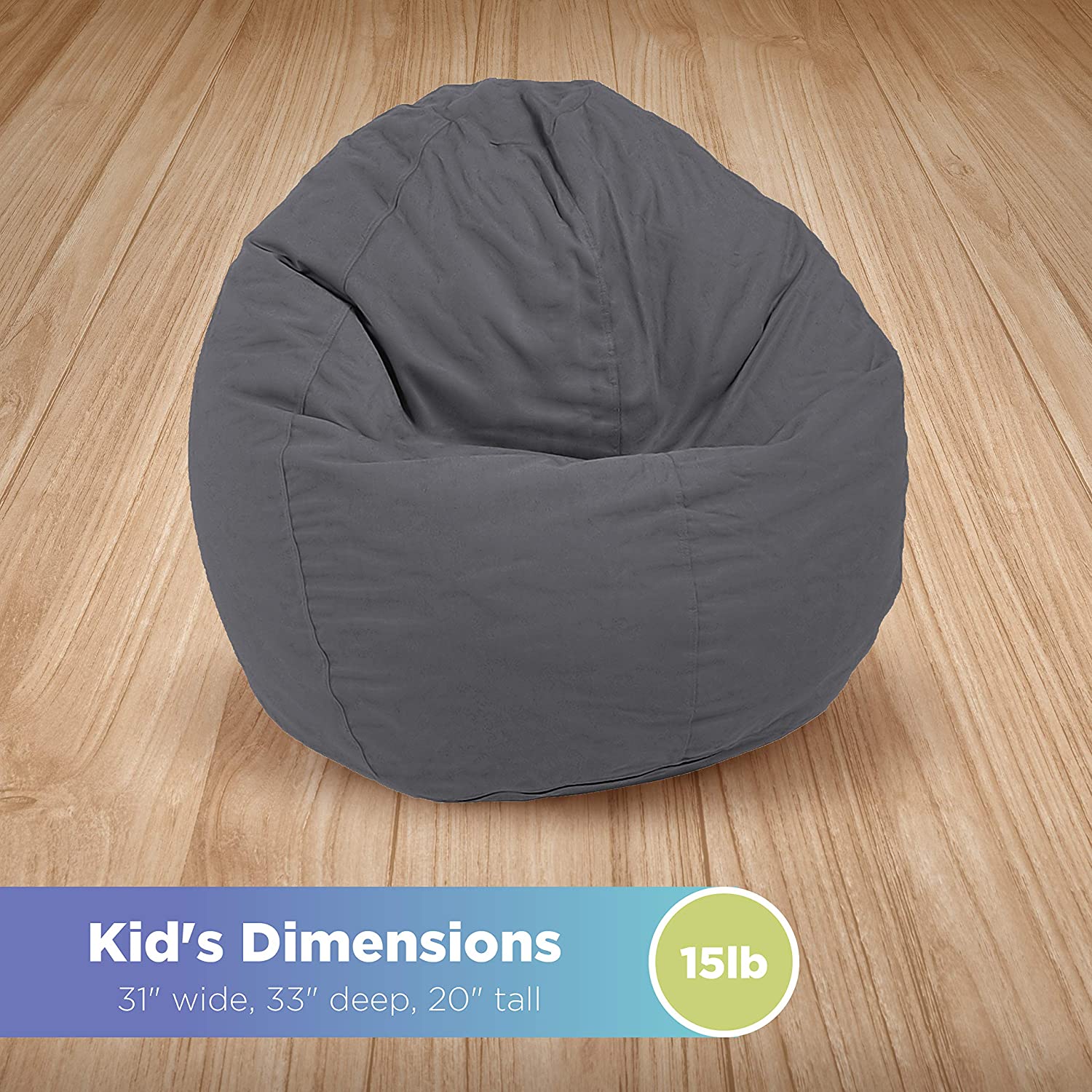 ComfyBean Kid size Bean Bag Chair - Thumbnail 5