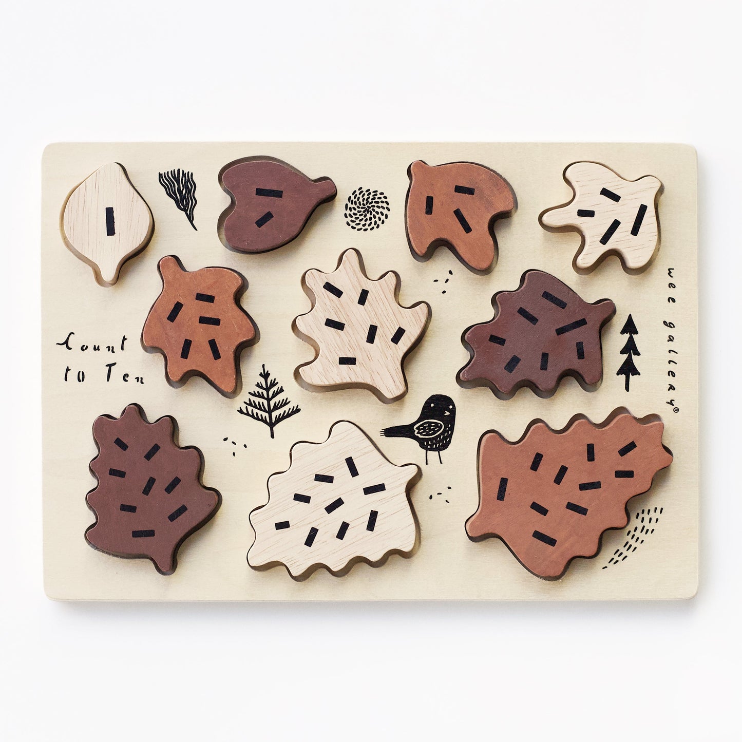 wooden non-toxic eco-friendly nature puzzle toddler