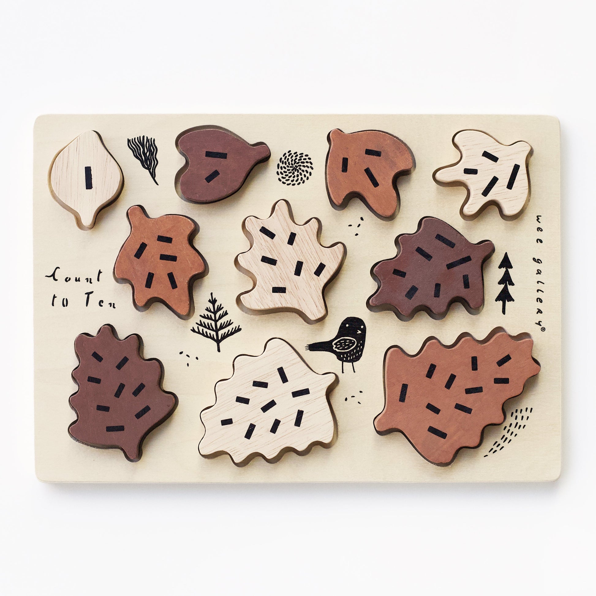 wooden non-toxic eco-friendly nature puzzle toddler