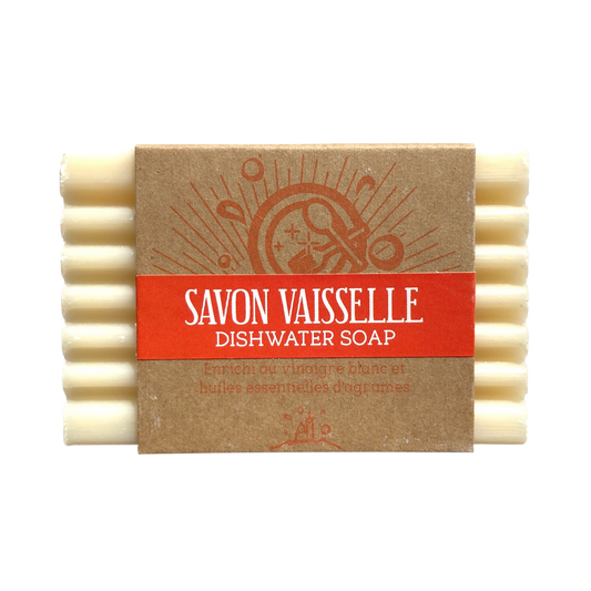 Eco Dish Washing Soap Bar Orange Scented