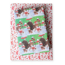 Load image into Gallery viewer, Squirrel + Mushrooms • Double-Sided Eco Wrapping Paper

