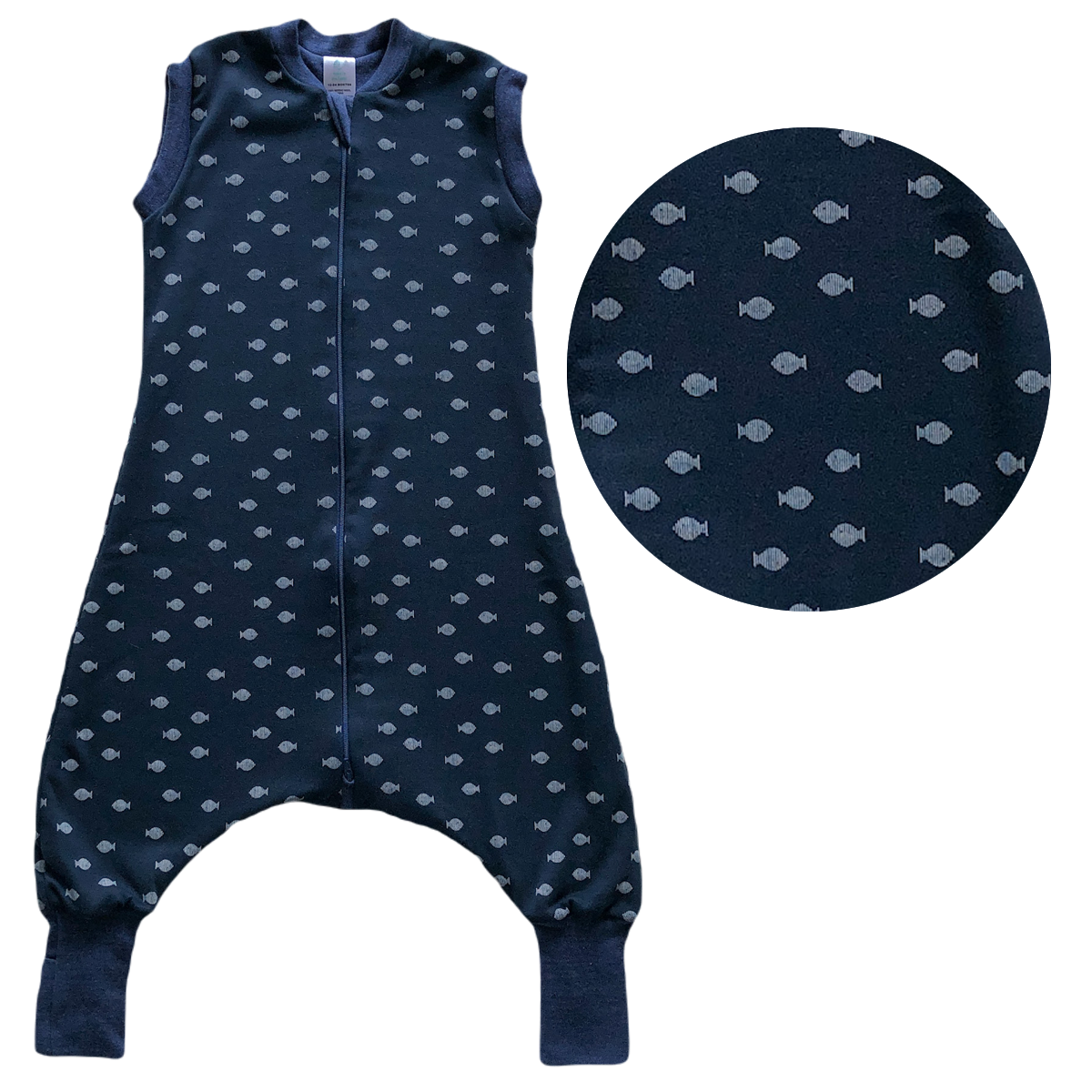 SLEEP SACK WITH OPEN LEGS - dark ocean