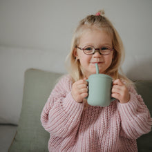 Load image into Gallery viewer, Silicone Training Cup + Straw
