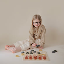 Load image into Gallery viewer, Mushie Non-Toxic Eco-Friendly Wooden Alphabet Puzzle
