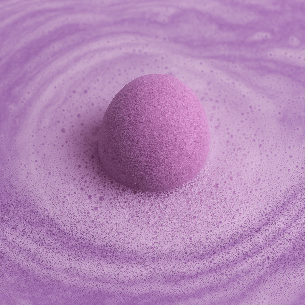 Bath Fizzies - Lavender Scent - Natural Bath Bomb