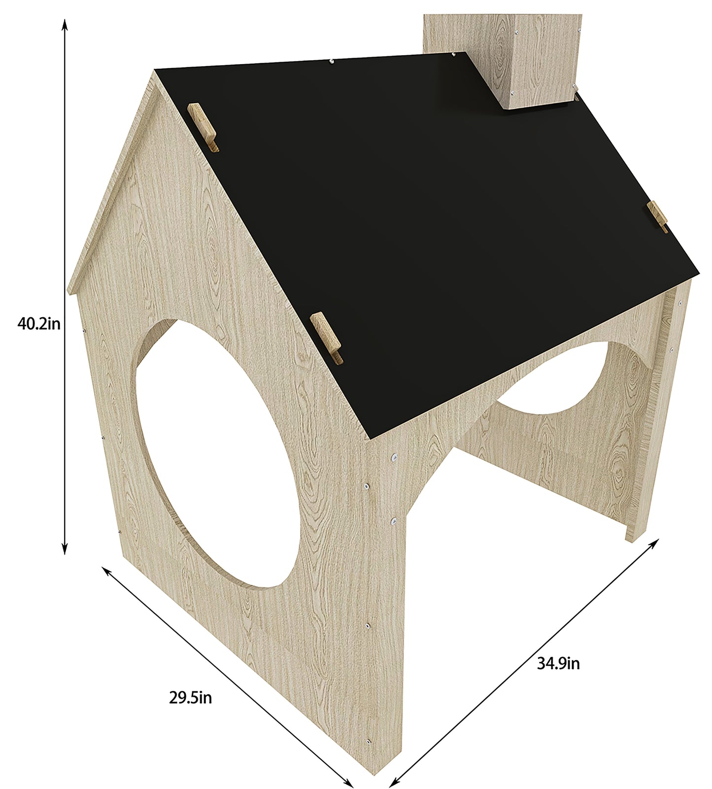 Avenlur Evergreen- Sustainable Children's Playhouse with Chalkboard Roof