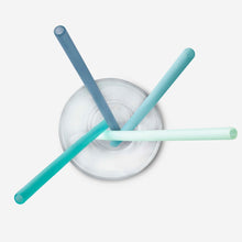 Load image into Gallery viewer, Extra-Long Reusable Silicone Straws, 4pk and 12pk
