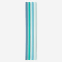 Load image into Gallery viewer, Extra-Long Reusable Silicone Straws, 4pk and 12pk
