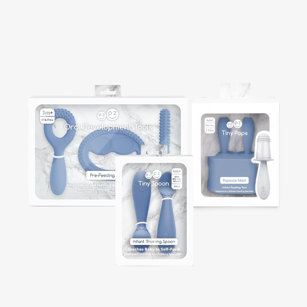 EZPZ Silicone Baby Motor Planning System | Spoons, Teethers