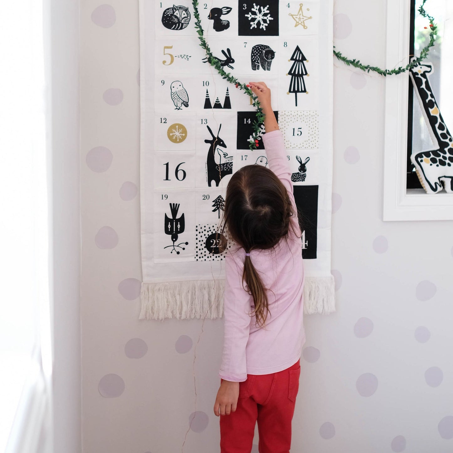 Wee Gallery Organic Cotton Advent Calendar - Winter Animals